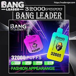 Bang Leader 32000 puffs Original Genuine Intake Port 32K Customizable. Fast shipping