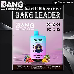 Bang Leader 45000 puffs Original Genuine Intake Port 45K Customizable. Fast shipping