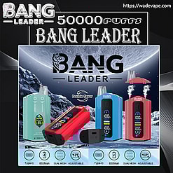 Bang Leader 50000 puffs Original Genuine Intake Port 50K Customizable. Fast shipping