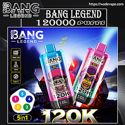 bang legend 120000 puffs 5 flavor switching original genuine 85k 5in1 flavor switching customizable. fast shipping