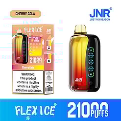 jnr flex ice 21000 puffs original genuine disposable vape led display type c charging port crystal 21k customizable. fast shipping