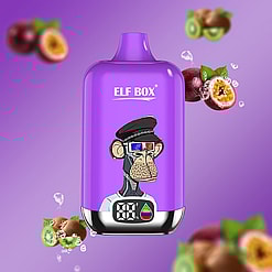 elf box digital 12000 puffs original genuine disposable vape type c charging port crystal 12k customizable. fast shipping