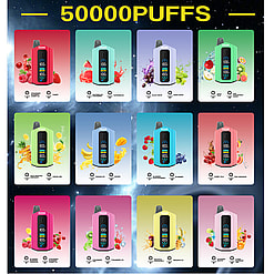 50k Puffs,Dual Flavor Vape,MTL(Mouth To Lung),50000 Puffs Vape,Digital Box Vapes,bang 50000,bang leader