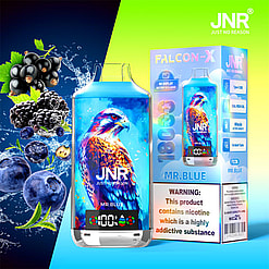 jnr falcon x 18000 puffs original genuine disposable vape led display type c charging port crystal 18k customizable. fast shipping (copy)