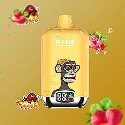 elf box digital 12000 puffs original genuine disposable vape type c charging port crystal 12k customizable. fast shipping