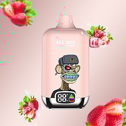 elf box digital 12000 puffs original genuine disposable vape type c charging port crystal 12k customizable. fast shipping