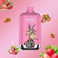 elf box digital 12000 puffs original genuine disposable vape type c charging port crystal 12k customizable. fast shipping