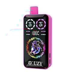 uzy tornado 30000 puffs double flavor switching original genuine 20k type c charging port led display customizable. fast shipping