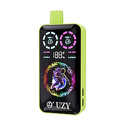 uzy tornado 30000 puffs double flavor switching original genuine 20k type c charging port led display customizable. fast shipping