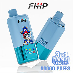 fihp 60000 puffs triple flavors original genuine 3in1 disposable vape type c charging port fihp 60k customizable fast shipping (copy)