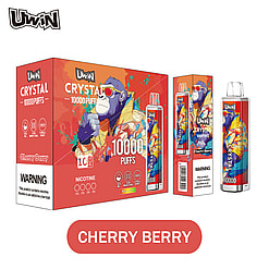 uwin crystal 10000 puffs original genuine 10k puffs type c charging port led display customizable. fast shipping