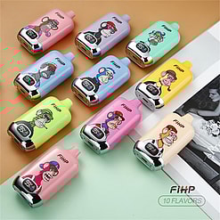 fihp digital 12000 puffs original genuine disposable vape type c charging port fihp 12k customizable fast shipping