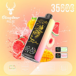 stag bar pulse 35000 puffs original stag bar 35k led display disposable electronic cigarettes eu warehouse 3 5 days delivery