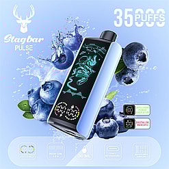 stag bar pulse 35000 puffs original stag bar 35k led display disposable electronic cigarettes eu warehouse 3 5 days delivery