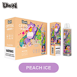 uwin crystal 10000 puffs original genuine 10k puffs type c charging port led display customizable. fast shipping