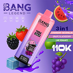 bang legend 110000 puffs 3 flavor switching original genuine 110k 3in1 large capacity customizable. fast shipping