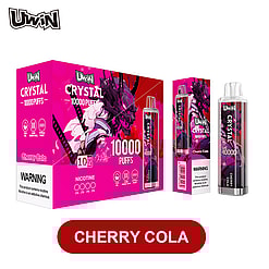 uwin crystal 10000 puffs original genuine 10k puffs type c charging port led display customizable. fast shipping