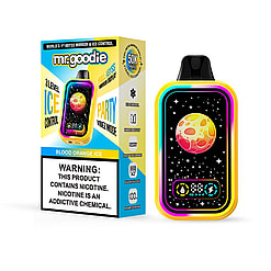 mr.goodie 50000 puffs adjustable ice level original genuine mr.goodie 50k puffs led display customizable. fast shipping