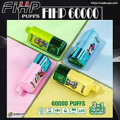 fihp 60000 puffs triple flavors original genuine 3in1 disposable vape type c charging port fihp 60k customizable fast shipping (copy)
