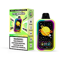 mr.goodie 50000 puffs adjustable ice level original genuine mr.goodie 50k puffs led display customizable. fast shipping