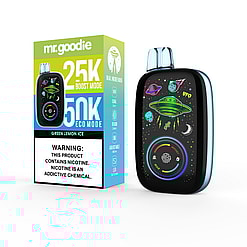 mr.goodie dual mode king 50000 puffs 25k & 50k dual mode switching original genuine mr.goodie 50k customizable. fast shipping