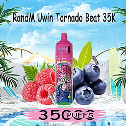 uwin randm tornado beat 35000 puffs original genuine 35k puffs music mode type c charging port led display customizable. fast shipping