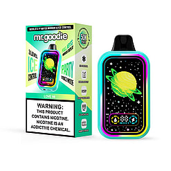 mr.goodie 50000 puffs adjustable ice level original genuine mr.goodie 50k puffs led display customizable. fast shipping