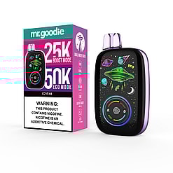 mr.goodie dual mode king 50000 puffs 25k & 50k dual mode switching original genuine mr.goodie 50k customizable. fast shipping