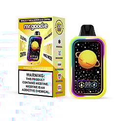 mr.goodie 50000 puffs adjustable ice level original genuine mr.goodie 50k puffs led display customizable. fast shipping