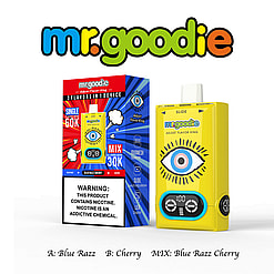mr.goodie 60000 puffs adjust flavor king 60k 3 flavor switching original genuine mr.goodie 60k 3in1 customizable. fast shipping