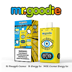 mr.goodie 60000 puffs adjust flavor king 60k 3 flavor switching original genuine mr.goodie 60k 3in1 customizable. fast shipping