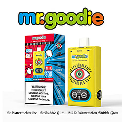 mr.goodie 60000 puffs adjust flavor king 60k 3 flavor switching original genuine mr.goodie 60k 3in1 customizable. fast shipping