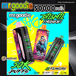 mr.goodie shisha 60000 puffs dtl & mtl dual mode switching 50k original genuine mr.goodie 50k customizable. fast shipping
