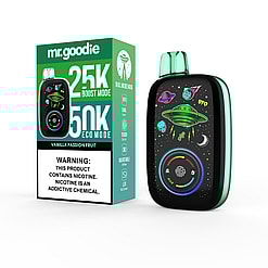 mr.goodie dual mode king 50000 puffs 25k & 50k dual mode switching original genuine mr.goodie 50k customizable. fast shipping