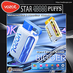 vozol star 40000 puffs original vozol 40k lcd water ripple screen disposable electronic cigarettes eu warehouse 3 5 days delivery