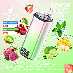 stag bar 4in1 80000 puffs original stag bar 80k four flavors to switch freely led display disposable electronic cigarettes eu warehouse 3 5 days delivery