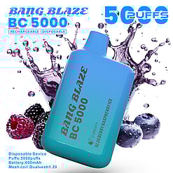bang blaze bc 5000 puffs original bang blaze 5k puffs vape type c disposable e cigarettes customizable. fast shipping