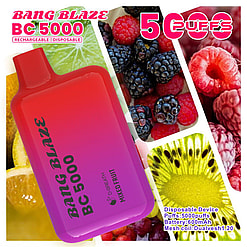 bang blaze bc 5000 puffs original bang blaze 5k puffs vape type c disposable e cigarettes customizable. fast shipping