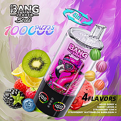 bang leader 100000 puffs original bang leader 100k 4 flavors in 1 vape led display type c port disposable e cigarettes customizable. fast shipping