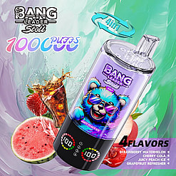 bang leader 100000 puffs original bang leader 100k 4 flavors in 1 vape led display type c port disposable e cigarettes customizable. fast shipping