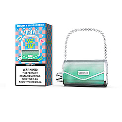 vaprivee 50000 puffs original vaprivee 50k handbag disposable vape led display type c charging port customizable. fast shipping