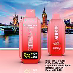 bang king city 50000 puffs original bang king city 50k led screen type c port disposable e cigarettes customizable. fast shipping