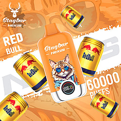 スタッグバー 60000 パフ オリジナルスタッグバー ネクサス 60k ベイプ LED ディスプレイ画面タイプ c ポート使い捨て電子タバコ eu 倉庫 3 5 日配達