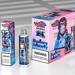 uor 12000 puffs original uor crystal 12k vape led rainbow lights type c port disposable e cigarettes customizable. fast shipping