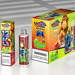uor 12000 puffs original uor crystal 12k vape led rainbow lights type c port disposable e cigarettes customizable. fast shipping