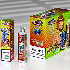 uor 12000 puffs original uor crystal 12k vape led rainbow lights type c port disposable e cigarettes customizable. fast shipping