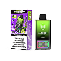 vapmod archer 60000 puffs original archer 60k disposable vape led display type c charging port customizable. fast shipping