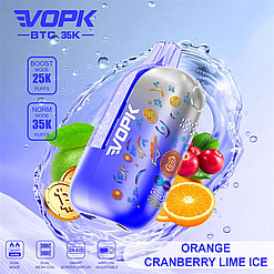 vopk btc 35000 puffs original vopk btc 35k smart curved screen type c port disposable e cigarettes customizable. fast shipping