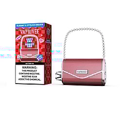 vaprivee 50000 puffs original vaprivee 50k handbag disposable vape led display type c charging port customizable. fast shipping