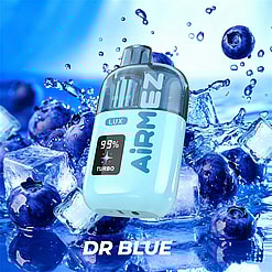 airmez lux 60000 puffs original airmez lux 60k transparent oil tank vape led display type c port disposable e cigarettes customizable. fast shipping